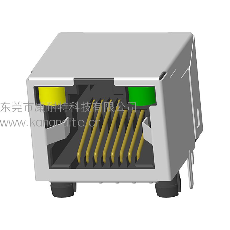 RJ45直通 56帶屏蔽帶燈